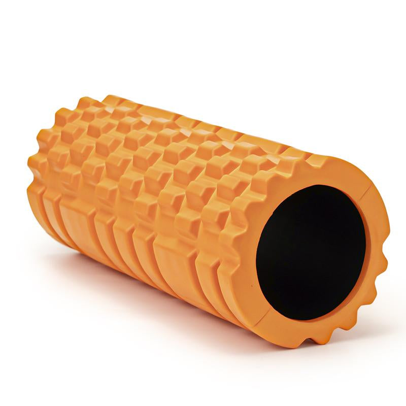 Foam Roller for Deep Tissue Massager, Patented High Density Exercise Foam Roller for Muscle Massage and Myofascial Trigger Point Release Back Roller for Fitness, Yoga and Pilates (Black) Body Care Therapy Muscle Massage Yoga Foam