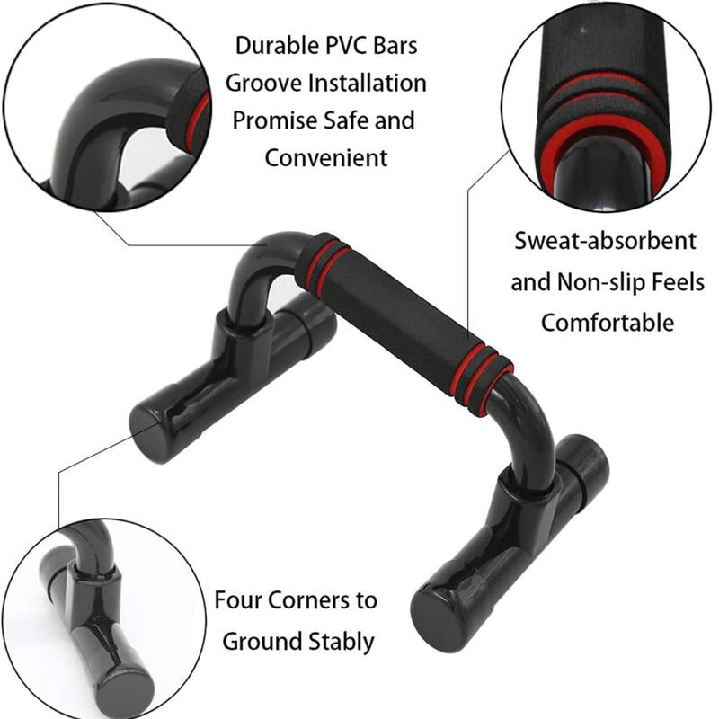 Push up Bars Strength Training - Workout Stands with Ergonomic Push-Up Bracket Board with Non-Slip Sturdy Structure Portable for Home Fitness Training, Push up Stands Handle for Floor Workouts