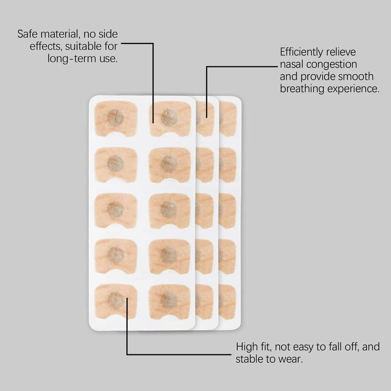Magnetic Nasal Strips Starter Kit, 30Pcs Nasal Patch & 1 Magnetic Applicator & 4 Nose Clips, Nasal Breathing Patch, Nasal Care Kit for Men & Women, Travel Size Products, Nasal Dilator Box, Snoring Strips, Magnetic Nasal Stripes, Nasal Strips Set